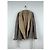 Jaqueta de couro shearling com cinto 'Gleam' de Rick Owens AW10 Marrom - vista 4