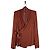 Rick Owens AW19 'Larry' Samt Kimono Blazer Jacke Rot