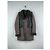Rick Owens Sample Shearling Leather Coat Brown - view 3