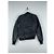 Chaqueta bomber de cuero drapeada 'Cyclops' SS16 de Rick Owens Negro - vista 2