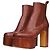 Rick Owens SS21 Phlegethon Muster Python Kiss Absätze Rot