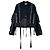 Chaqueta Bomber con Cierre Trasero Dries van Noten AW14 Negro