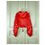 Jaqueta parka cropped 1of1 Dries van Noten AW20 Vermelho - vista 2