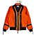 Orange Backzip Bomberjacke Dries van Noten AW14