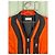 Orange Backzip Bomberjacke Dries van Noten AW14 - Ansicht 3