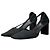 Décolleté Slingback Monogram a punta quadrata Gucci di Tom Ford SS98 Nero