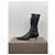 Miu Miu AW99 Kitten Heel Biker Stiefel Schwarz - Ansicht 3