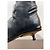 Miu Miu AW99 Kitten Heel Biker Stiefel Schwarz - Ansicht 7