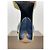 Miu Miu SS00 Snakeskin Python Hybrid Sandal Heels Blue - view 8
