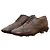 Miu Miu SS99 Derbies de punta cuadrada con suela de picos Castaño
