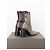 Botas de tobillo de punta cuadrada con bolsillo cargo híbrido Prada AW99 Gris - vista 2