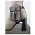Botas de tobillo de punta cuadrada con bolsillo cargo híbrido Prada AW99 Gris - vista 8