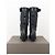 Botas de vaquero híbridas con hebilla Prada de los 2000 Negro - vista 6