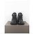 Botas de combate de tobillo con punta cuadrada Prada AW99 Castaño - vista 5