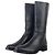 Botas de combate biker de punta afilada ‘Peco’ Miu Miu AW01 Negro