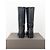 Botas de combate biker de punta afilada ‘Peco’ Miu Miu AW01 Negro - vista 6