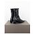 Botines de tacón kitten de punta cuadrada con hebilla deportiva Prada de los 2000 Negro - vista 2