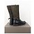 Prada 2000er Mid-Calf Hybrid Schnallenreitstiefel Schwarz - Ansicht 2