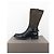 Prada 2000er Mid-Calf Hybrid Schnallenreitstiefel Schwarz - Ansicht 3
