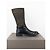 Prada 2000er Mid-Calf Hybrid Schnallenreitstiefel Schwarz - Ansicht 4
