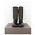 Prada 2000er Mid-Calf Hybrid Schnallenreitstiefel Schwarz - Ansicht 5