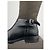 Prada 2000er Mid-Calf Hybrid Schnallenreitstiefel Schwarz - Ansicht 8