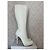 Christian Louboutin Botas de couro brancas até o joelho com solas vermelhas Branco - vista 2