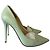 Décolleté in pelle verde chiaro Jimmy Choo