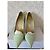 Décolleté in pelle verde chiaro Jimmy Choo - vista 2