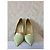 Décolleté in pelle verde chiaro Jimmy Choo - vista 3