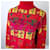 Kenzo Pullover mit roten Blumen aus den 80ern Mehrfarben  - Ansicht 5