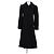 Lemaire Charcoal wool coat