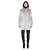Manteau de ski matelassé long Chanel Sports Line Argenté - vue 2