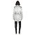 Manteau de ski matelassé long Chanel Sports Line Argenté - vue 4