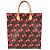 Borsa Tote Pla Monogramma Ciliegia Louis Vuitton Marrone Rosso