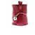 Prada Borsa a secchiello bordeaux in pelle nappa Rosso - vista 4