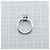 Autre Marque Diamantring mit schwarzem Opal Pt900 - Ansicht 6