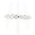Autre Marque Pt900 Platin-Diamantring Silber