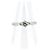 Autre Marque Royal Asscher PT900 Diamantring Silber - Ansicht 2