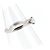 Autre Marque Royal Asscher PT900 Diamantring Silber - Ansicht 4