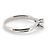 Autre Marque Royal Asscher PT900 Diamantring Silber - Ansicht 7