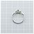 Autre Marque Anello in Sfenopite e Diamante in Oro Bianco Au750 Argento - vista 6