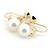 Orecchini in perle Mikimoto Au750 D'oro