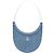 Borsa a mano in denim blu Coperni