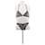 Chanel Bikini de dos piezas con strass Negro