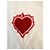 ABITO DIOR CUORE MODELLO SFILATA 40 FR Bianco Rosso - vista 4