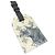 Etichetta nome Monogram Savannah Louis Vuitton Nero Argento Crudo - vista 4