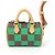 Portachiavi Mini Speedy Damier Pop di Louis Vuitton Marrone Verde Verde chiaro - vista 2