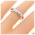 Tiffany & Co Tiffany Milgrain Ring aus Platin - Ansicht 4