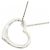 Tiffany & Co Collana Open Heart Tiffany Argento - vista 3
